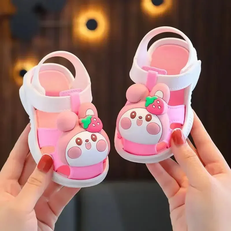 2024 Summer New Baby Walking Shoes Cute Cartoon Baby Walking Sandals antiscivolo e durevole per bambini Cool all\'ingrosso