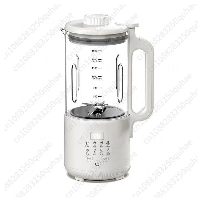 Fully automatic home heating food processor with reservation touchscreen grinder, residue-free smart soy milk machine