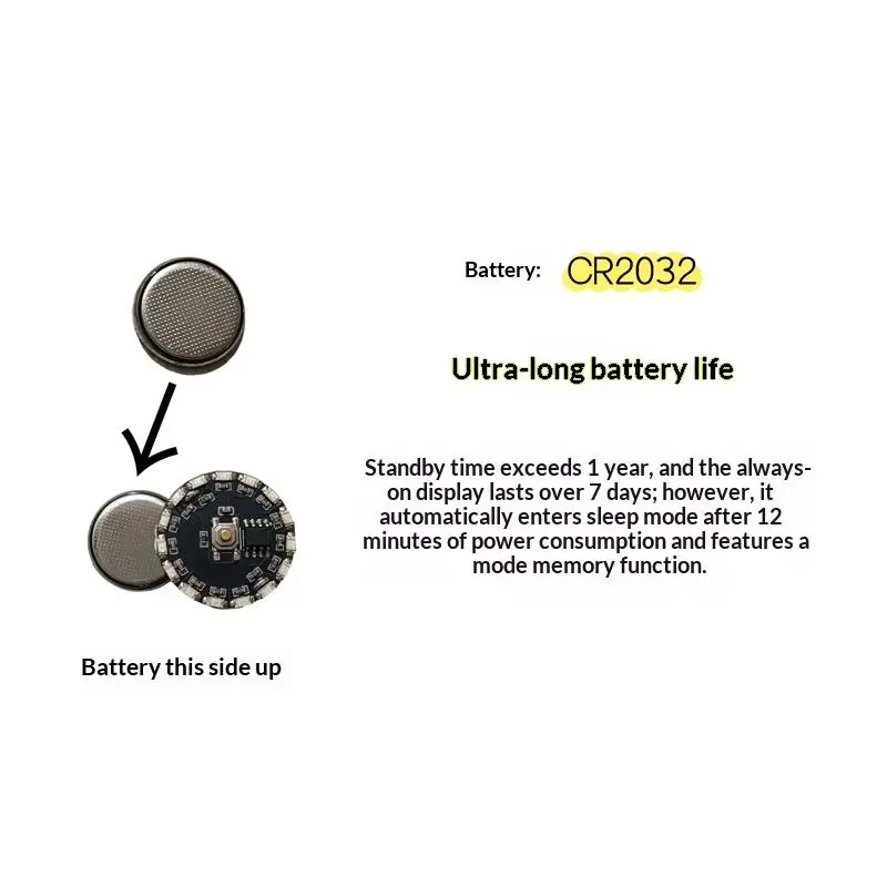16Modes Button Flow Light Battery Control Wireless LED Lamp Flashing/Rotating/Gradient Light DIY Toy Model Decorative Backlight