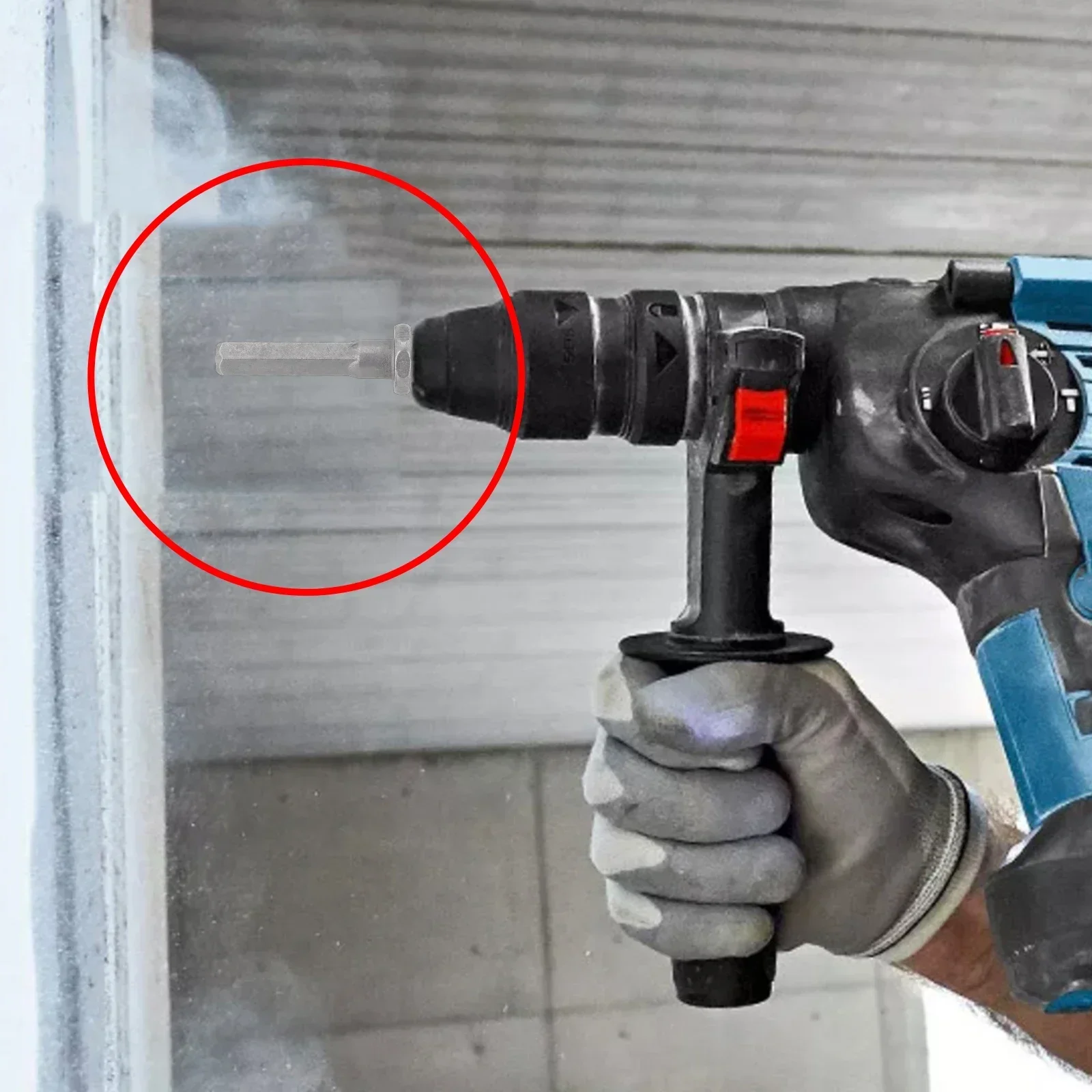 1pc Water Drill Extension Rod Electric Hammer Conversion Connecting Rod Hex Shank Chuck Adapter Power Tools Accessories