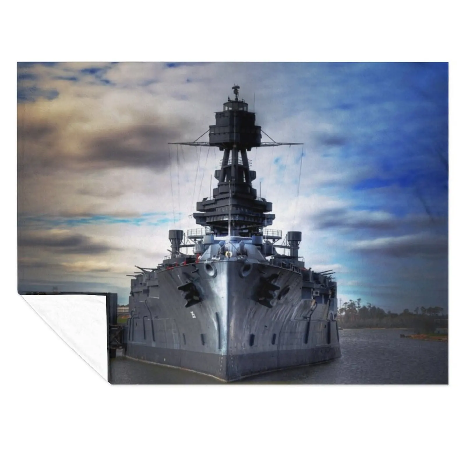 

Battleship USS Texas Throw Blanket Moving Blankets For Baby Baby Bed Fashionable Blankets