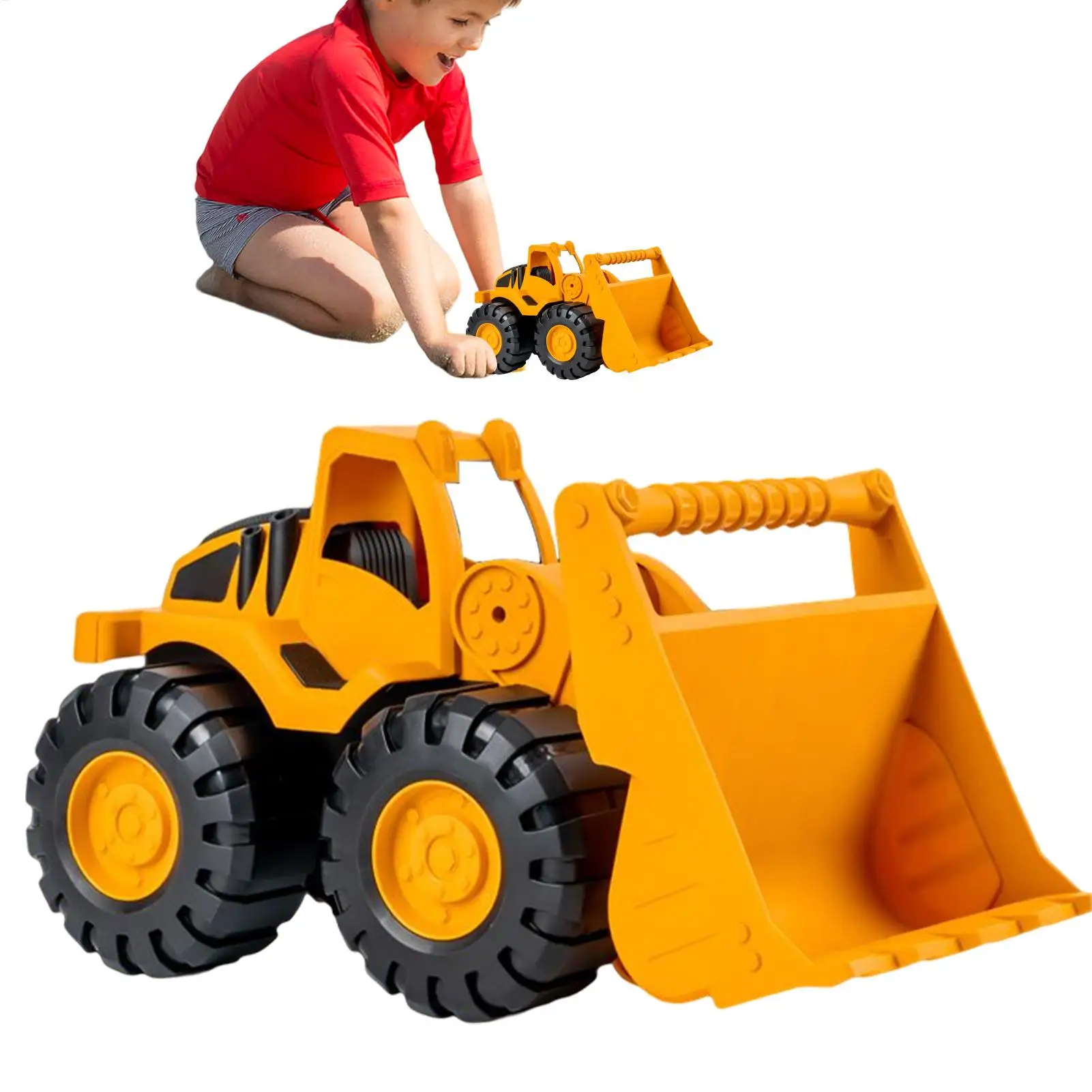 Kids Digger Toy Small Forklift Excavator Construction Excavator Digger Vehicle Forklift Inertia Vehicle Toys Fun Dump Truck Toy