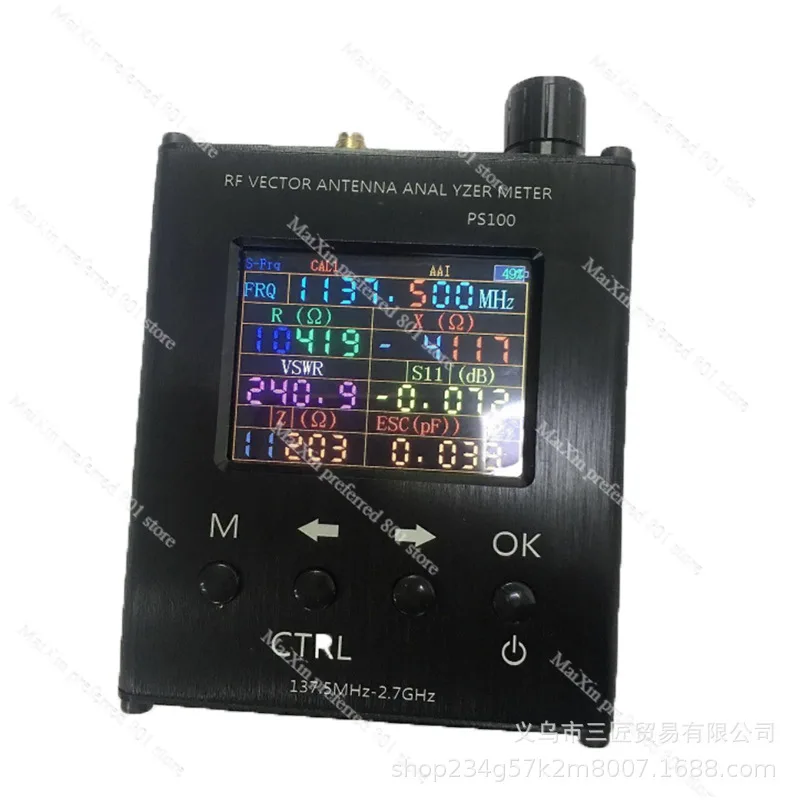 PS100 Compatible (N1201SA) Antenna Analysis and Measurement Instrument Standing Wave Meter Tianzi Meter 137.5M~ 2.7G