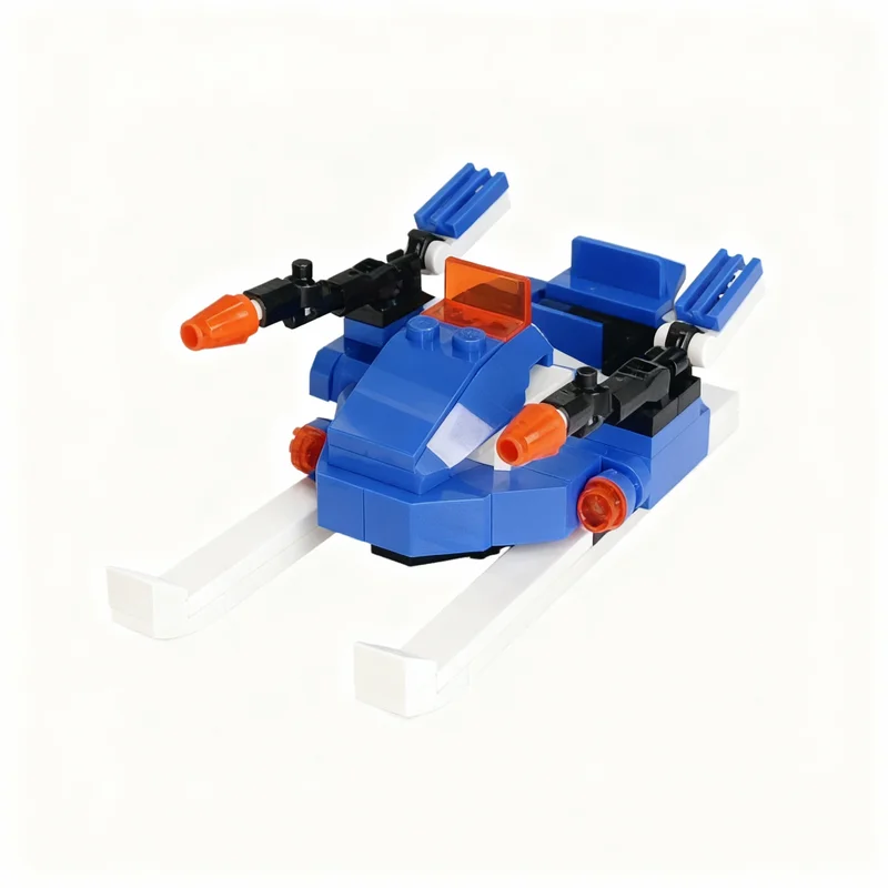 106pcs MOC Space Ice Planet 2002 Speeder Ice Planet Remake 6983 Model Building Blocks Architecture Birthday Creative DIY Art