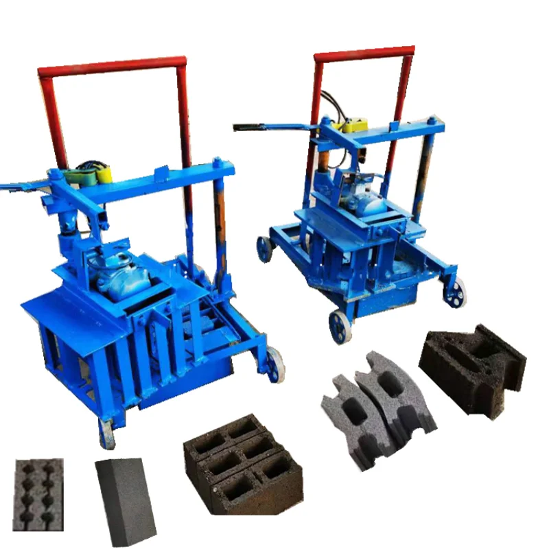 Most Popular Road Soil Hollow Solid Price Small Mini Sand Cement Concrete Block Brick Making Machine