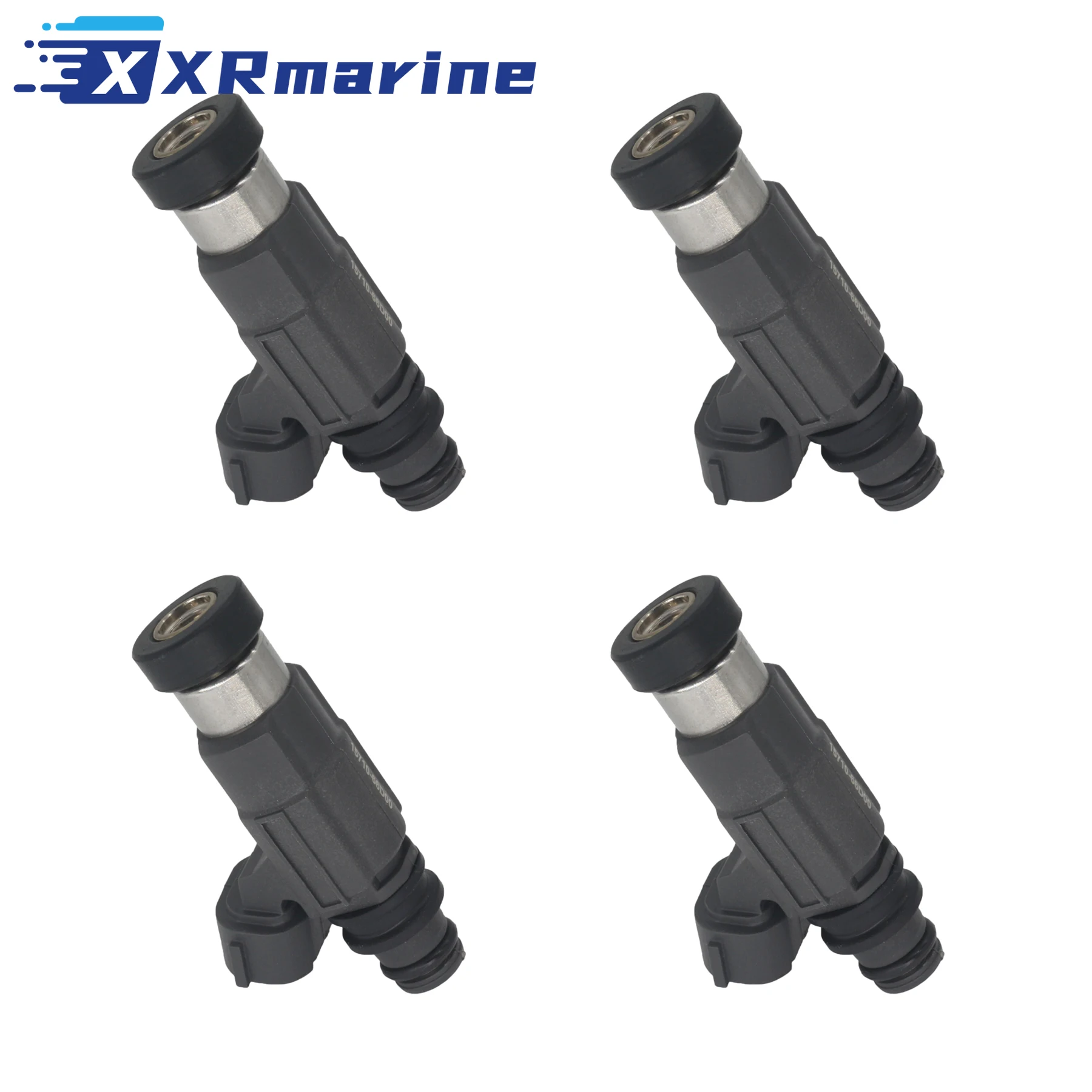 4 Pcs Fuel Injectors 4 Holes 15710-66D00 CDH166 for Suzuki 4-Stroke Outboard Engine DF 60 70 HP Escudo Grand Vitara 1571066D00