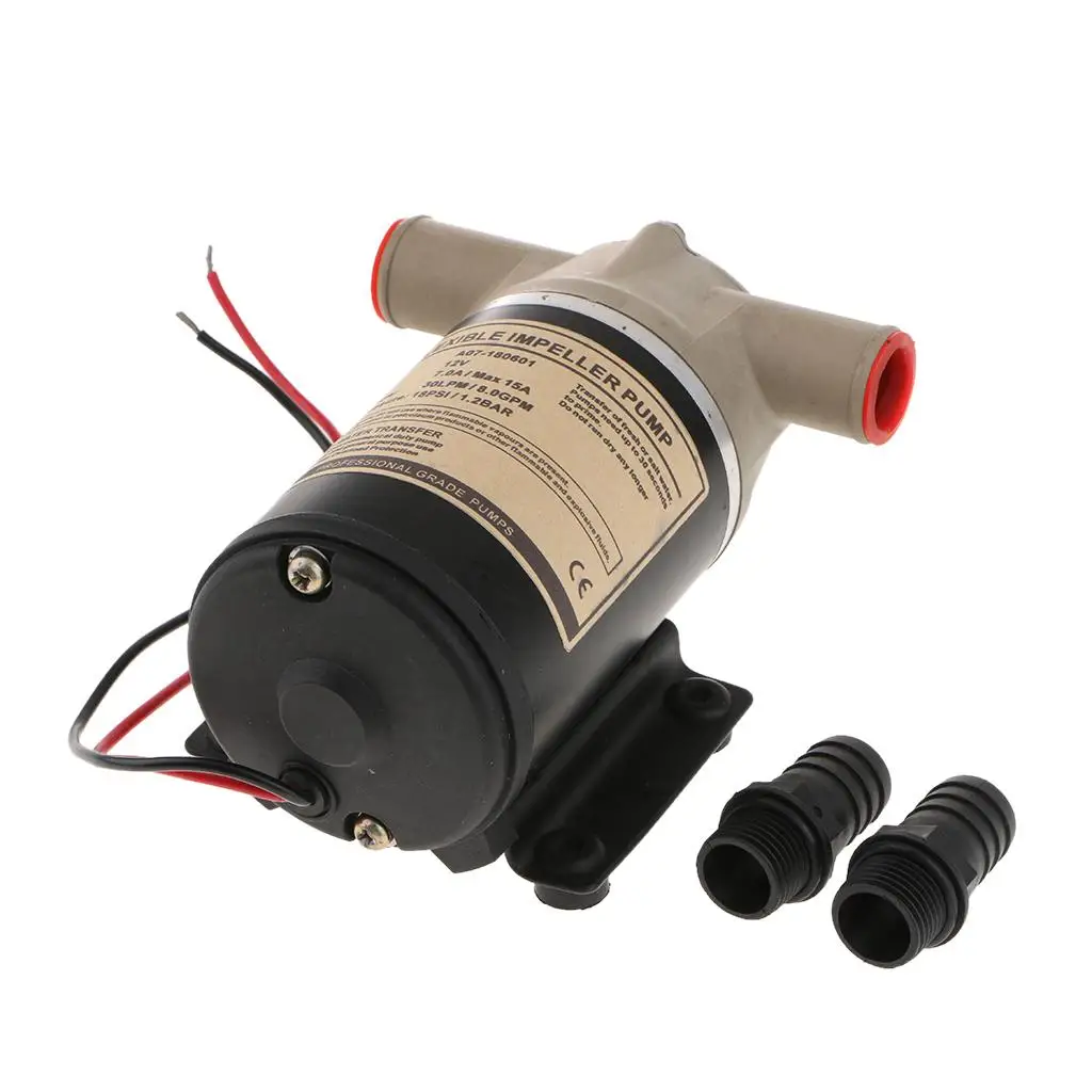 

Электрический трюмный насос с валом из нержавеющей стали, морской насос для промывки палубы для нижнего дренажа бака