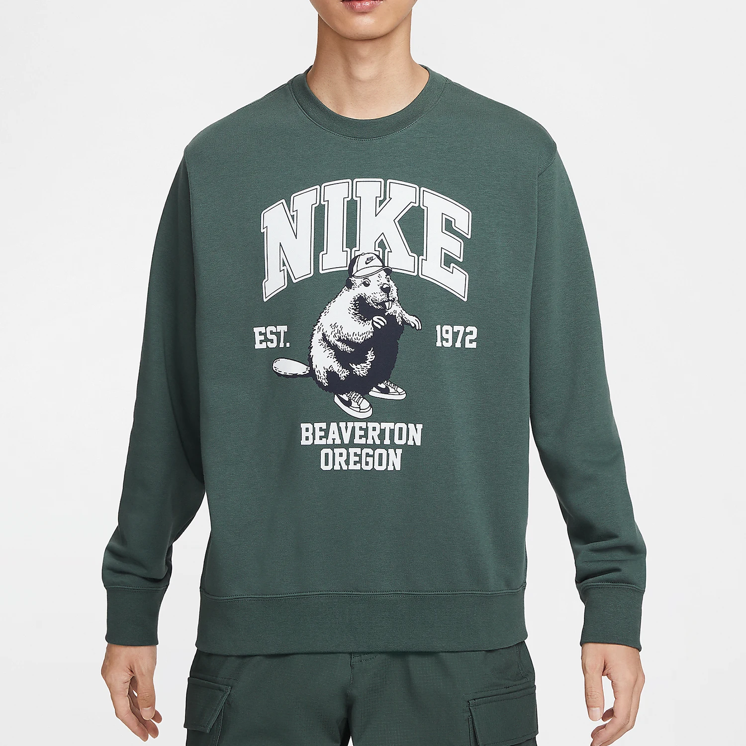 

Оригинальная мужская свободная толстовка Nike Sportswear Club с принтом HV1063-338