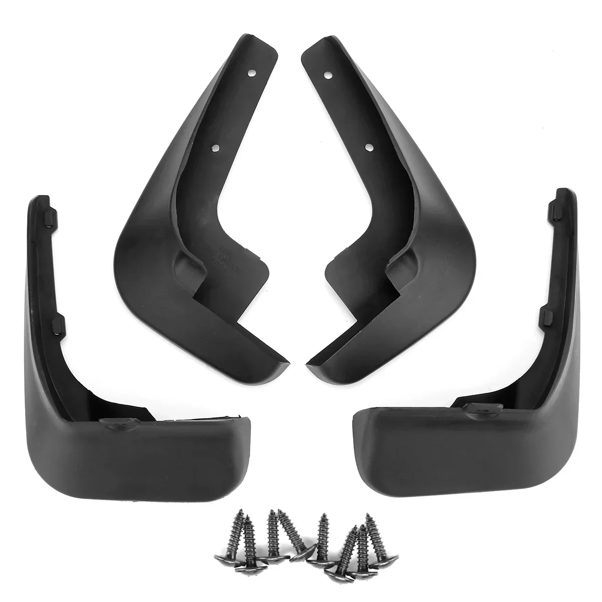 4Pcs For Nissan NV200 Vanette Evalia 2010-2019 Flexible Mud Flaps Splash Guards Mudguards Front Rear