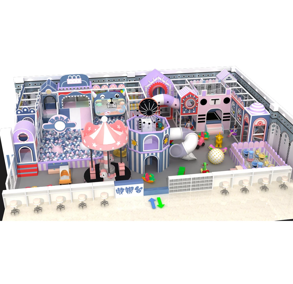 Playground Park Trampoline Soft Play Equipment Modern Commercial Kids Playground Indoor Sets for Children