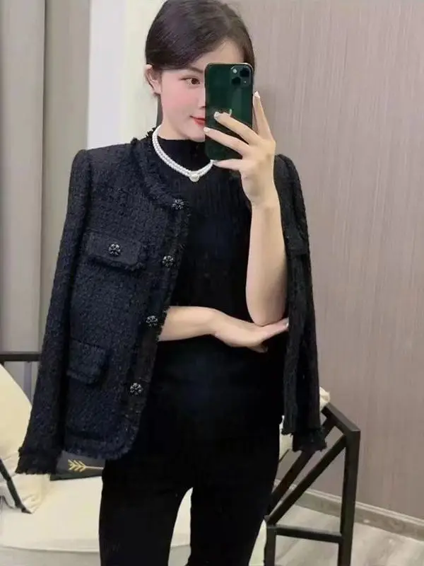 

Bla Thiened Cotton Quilted ort Coat Women's Faionable Autumn Winter Outerwear Trench Coat Sle Button Detailing