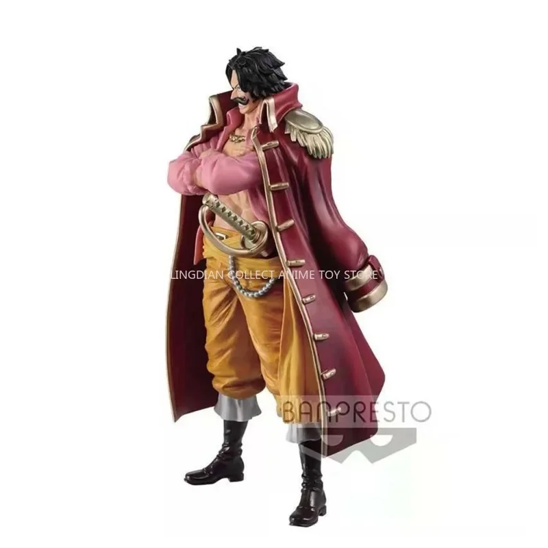 In Stock Original Genuine Banpresto  One Piece DXF 17cm Gol D Roger Wanno Country PVC Action  Anime Model Figurines Toys Gift.