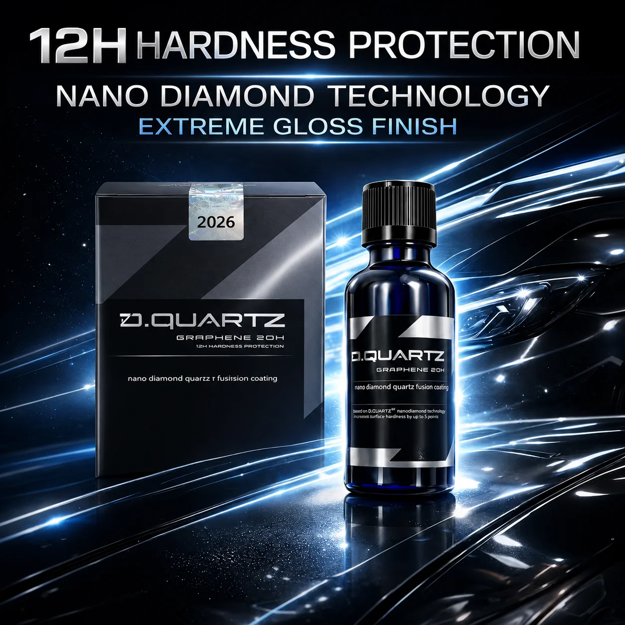 CAR Graphene Ceramic Coating 20H with Self Healing UV Track Technology Car Detailing Professionals 10+ Years of Protection