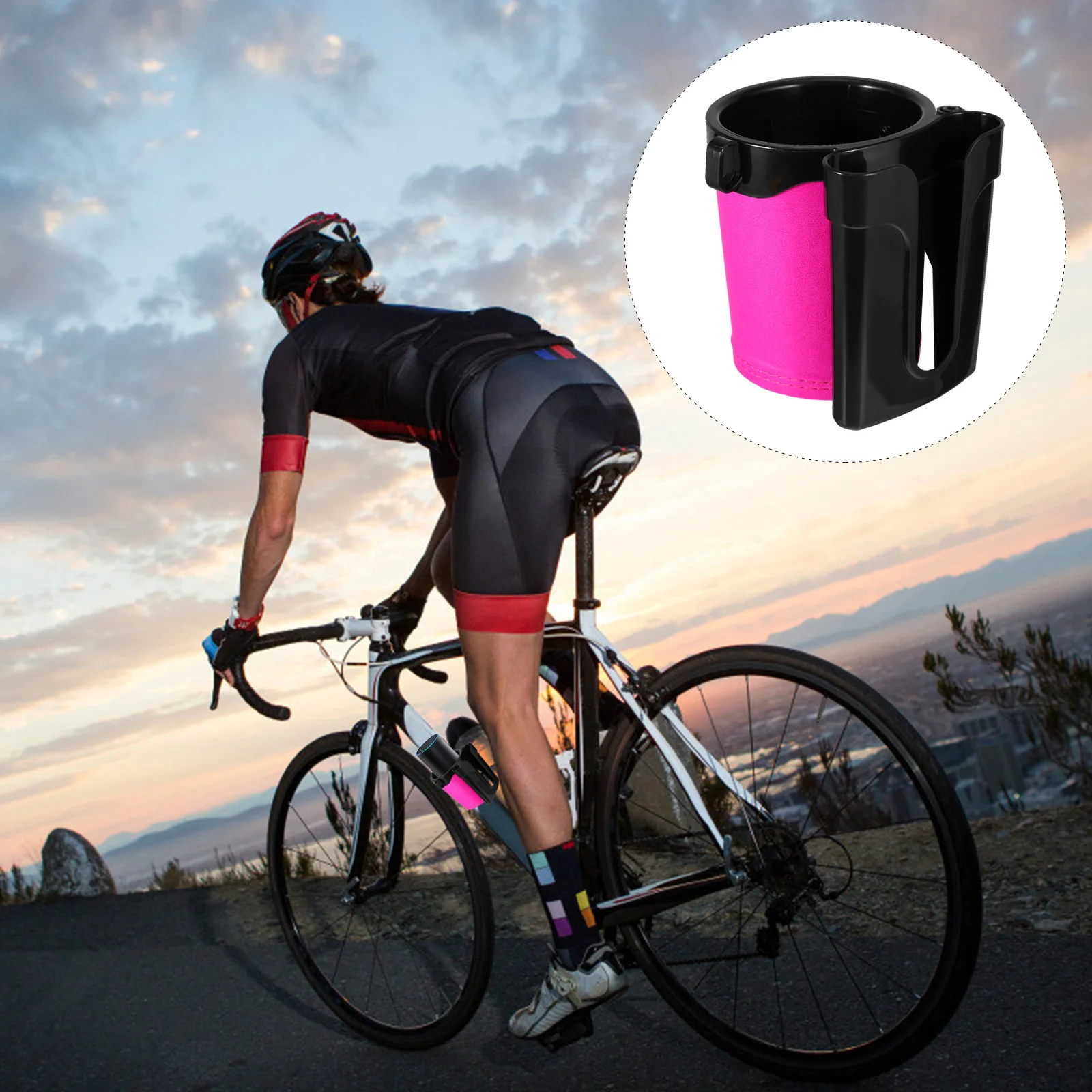 

3 In 1 Bike Phone Bottle Holder For Bicycle Handlebar Cup Rack Cycling Water Drink Holder Riding Kettle Coffee Baby Bottle
