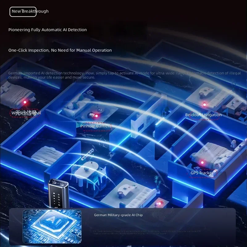for Camera Intelligent Detector Hotel Car GPS Anti-surveillance Anti-peeping Eavesdropping