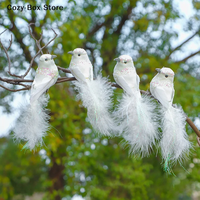 [ZY]Fake Foam Animal Simulation Birds Models Tit Cute Artificial Birds DIY Craft Home Garden Ornament Decoration[ZY]