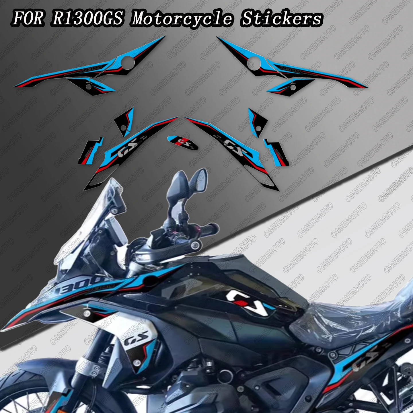 

Для R1300GS R1300 GS аксессуары для мотоциклов модифицированные защитные наклейки наклейки