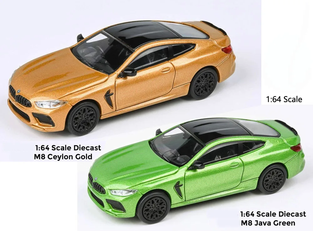 

New 1/64 Scale M8 Coupe Diecast Alloy Toy Cars 3 inches 7cm For Collection Gift