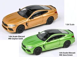 New 1/64 Scale M8 Coupe Diecast Alloy Toy Cars 3 inches 7cm For Collection Gift