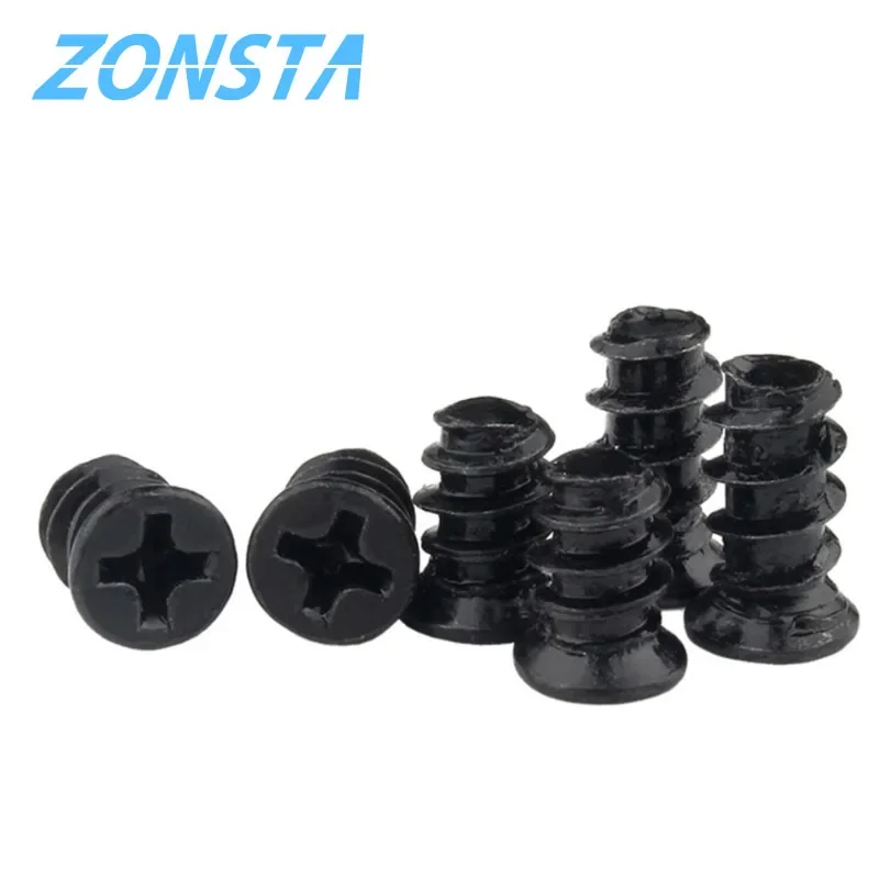 50pcs/lot M5x8mm M5x10mm M5x12mm KB Phillips Computer PC Case Cooling Fan Mount Screw Heat Dissipation Screws Fixer