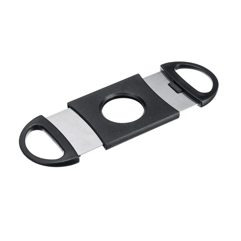 Black Cigar Cutter Stainless Steel Sharp Cigar Cutter Manual Cigarette Breaker Cigar Accessories Wedding Party Souvenir Gifts