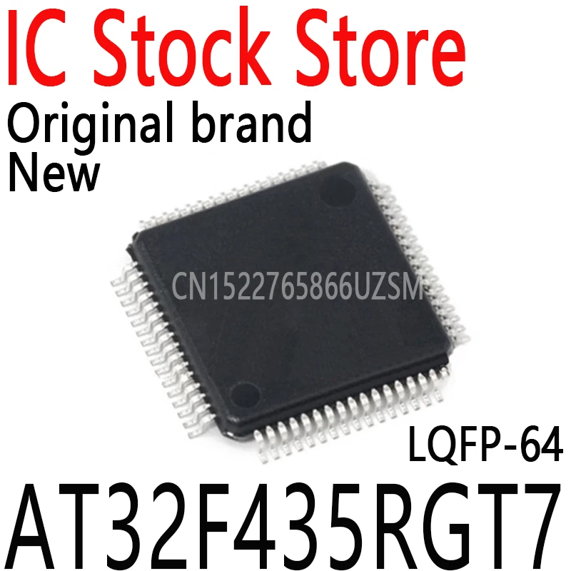 1PCS Package LQFP-64 ARM 32-Bit Based Cortex-M4 Microcontroller + FPU With 256 Kbytes To 4032 Kbytes AT32F435RGT7