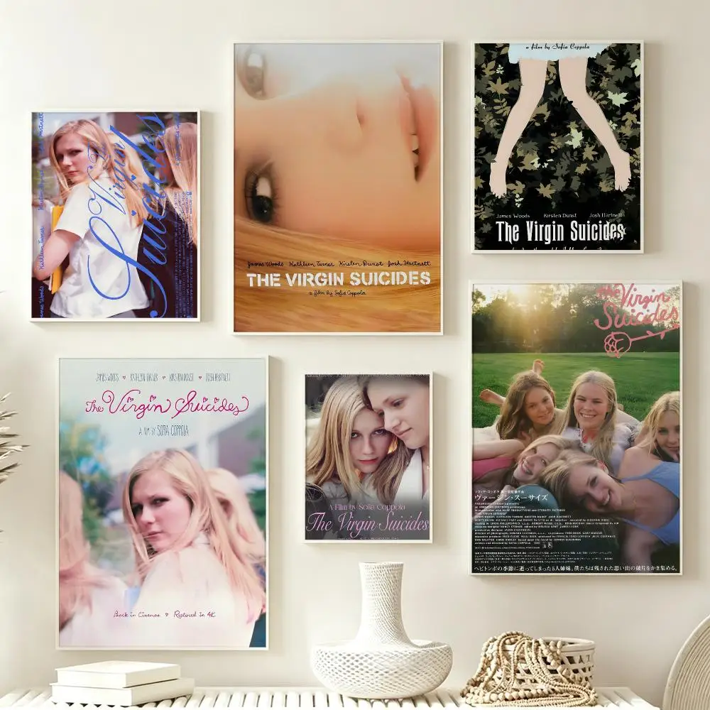 Movie The Virgin Suicides Poster Poster Multiple Sizes  frameless Creamy Style Wall Art Home Decor For Living Room Bedroom gift