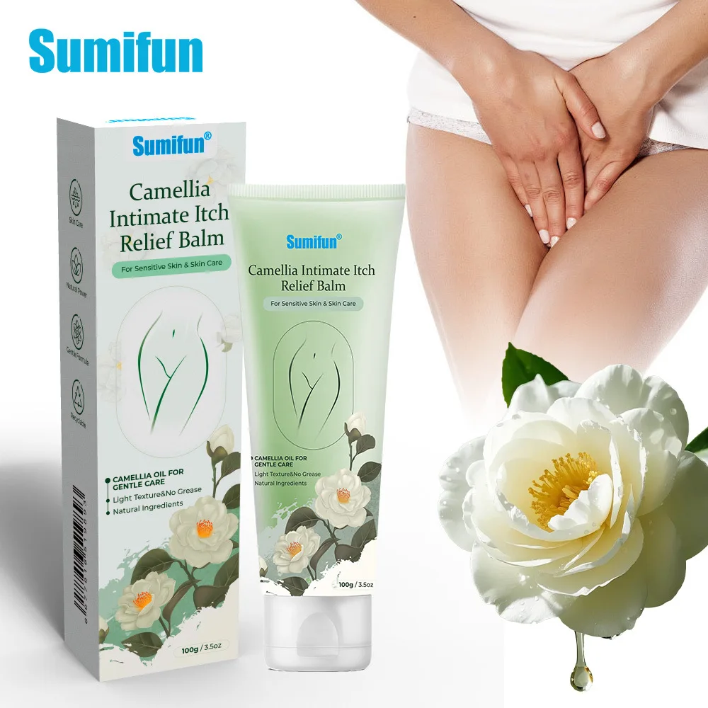Vaginal Itch Cream Camellia Women's Private Parts Skin Care Cream Foreign Trade 100g Cream K10333