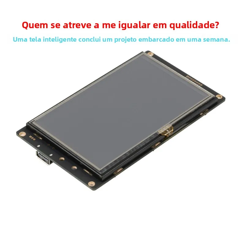 Módulo de Tela Touch Screen Resistiva TFT LCD Inteligente de 5 Polegadas com Porta UART e Porta de Áudio para Arduino ESP32 8266 s3 mega 2560 Nano V3