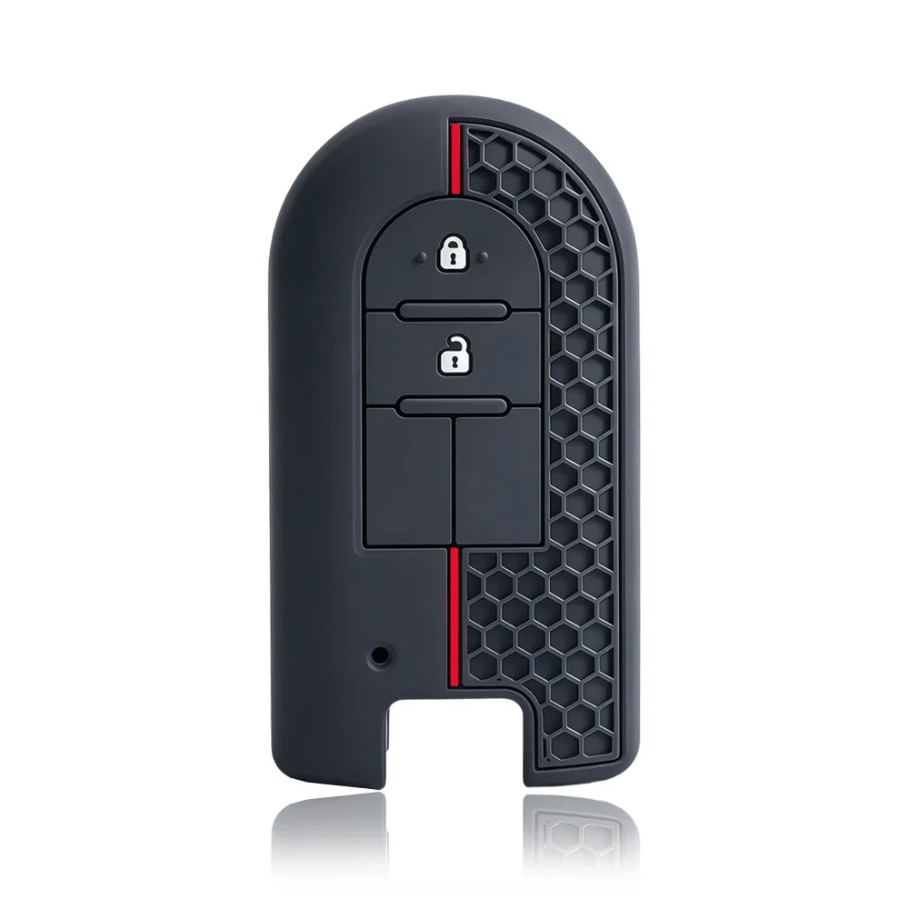 Car Key Case Cover for Toyota Rush/Daihatsu Tanto Custom LA600S Moovecanvas LA800S Remote Control Silica Gel Key Cover Cap