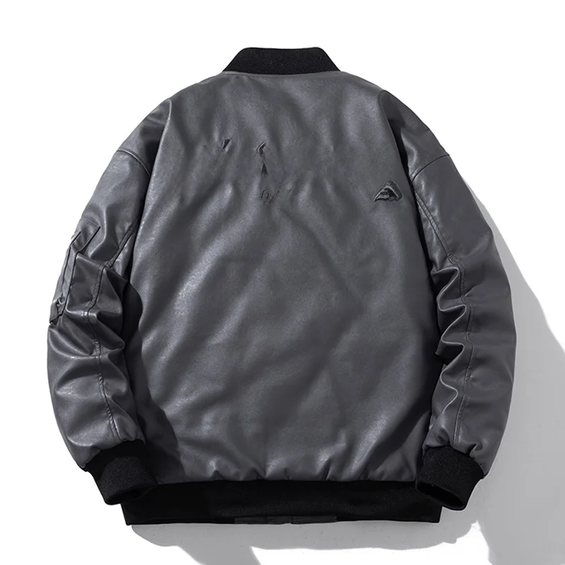 

Мужская кожаная куртка с вышивкой Sli, весна-осень-зима, Новое поступление, модная мотоциклетная одежда, привлекательная одежда...