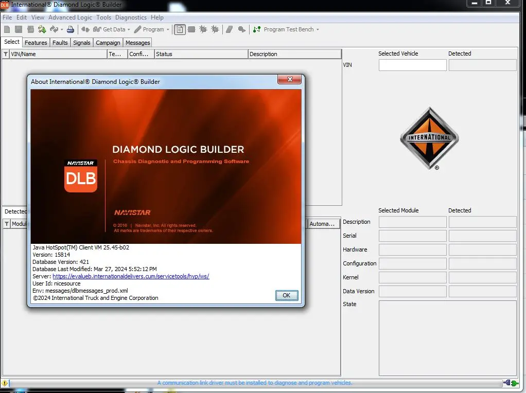 2024 NEW international Diamond Logic builder DLB Navistar Chassis and Programming software