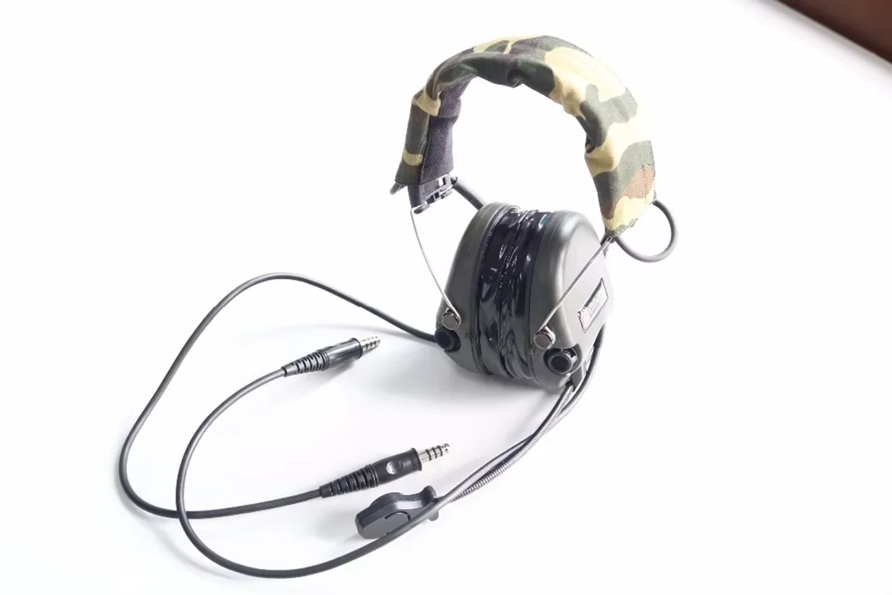 TS TAC-SKY Tactical Dual Communication Headset SORDIN Headphones Outdoor Hearing Protection Noise Canceling Pickup Headphones