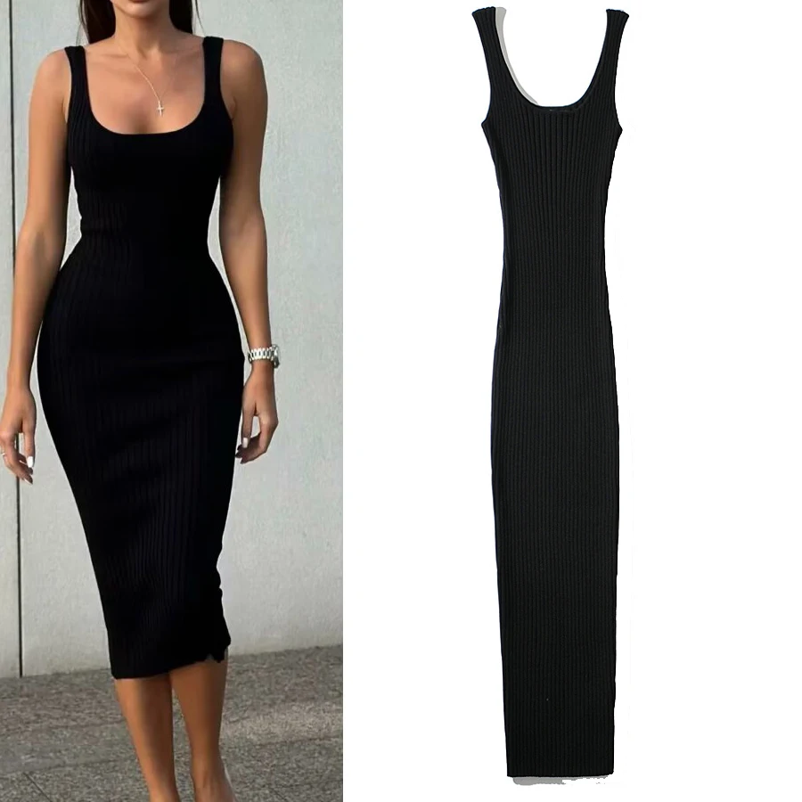 

Sexy Knitted Svel H2239 Women's Dr Versatile Faionable Cotton Polyester Fabric Casual Wear for Young Girls