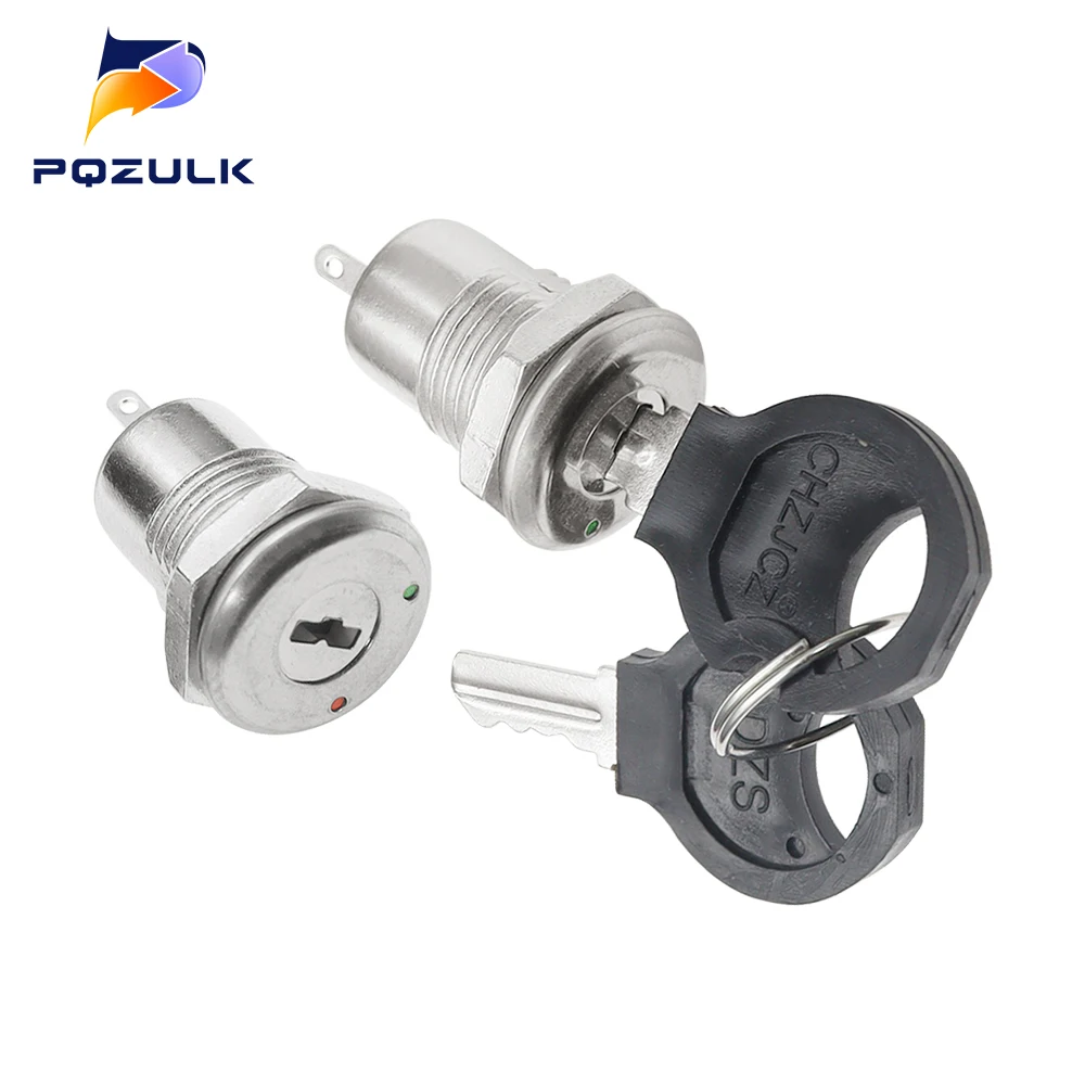 

2 шт., 2 провода, переключатель зажигания с 2 ключами, замок включения-выключения для электрического скутера, квадроцикла, карманных велосипедов, мотоцикла, квадроцикла, квадроцикла