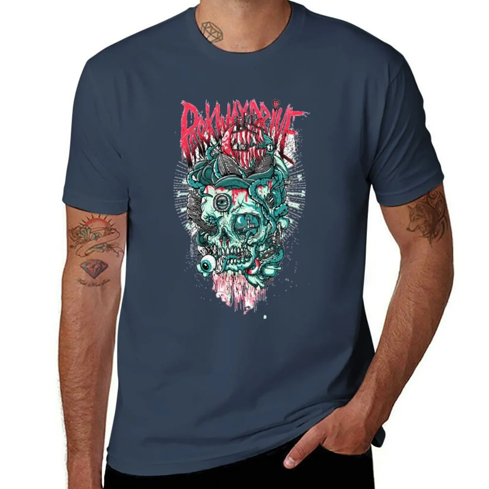

Australian metalcore Parkway Drive T-Shirt cotton t shirts high quality t shirts for man cotton funny T-Shirt