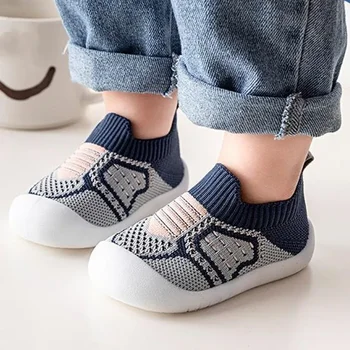 Chaussures d'été en maille respirante pour bébé, chaussettes...