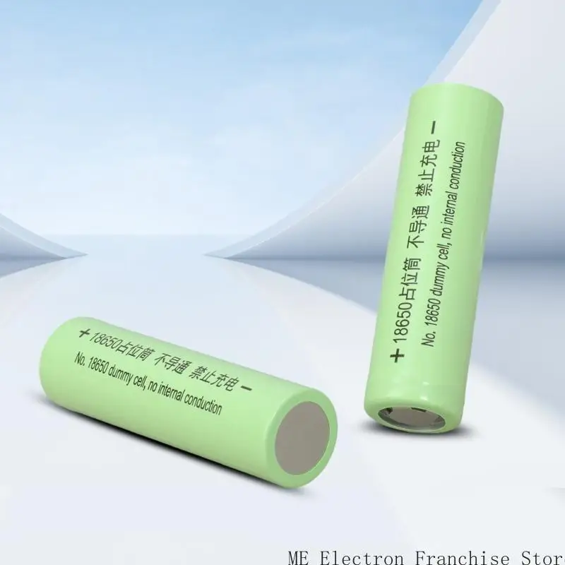 T5EA Iron 18650 Battery Shell Conductor 2-Unit Dummy Battery Placeholder Cylinder Safe Circuit Completion Quick Setups