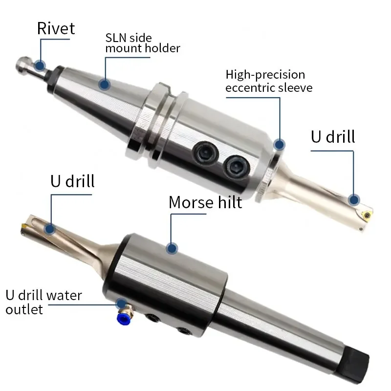 Trapano indicizzabile serie WC U punta da trapano 10mm-50mm 2D 3D 4D 5D morsi WCMX WCMT inserto punta da trapano in metallo s macchinario tornio raffreddamento CNC