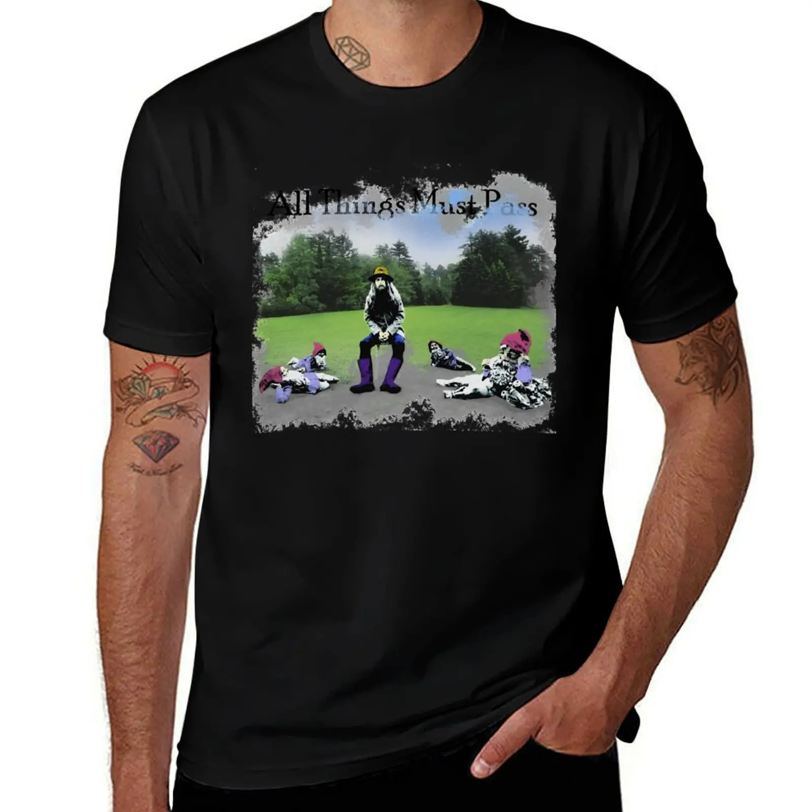 

All Things Must Pass Album Classic T-Shirt man t shirt heavy cotton funny t shirts man T-Shirt