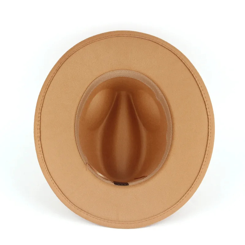 قبعة نسائية جديدة للخريف والشتاء من الصوف المقلد قبعة علوية عصرية بريطانية، قبعة جاز متعددة الألوان من القطن والبوليستر