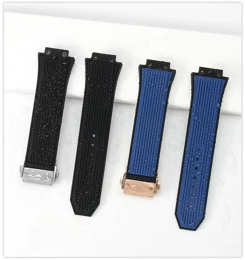 Premium Silicone Watch Strap Accessories for HUBLOT BIG BANG CLASSIC FUSION Series 27x17mm Watch Band Replacement Watch Bracelet