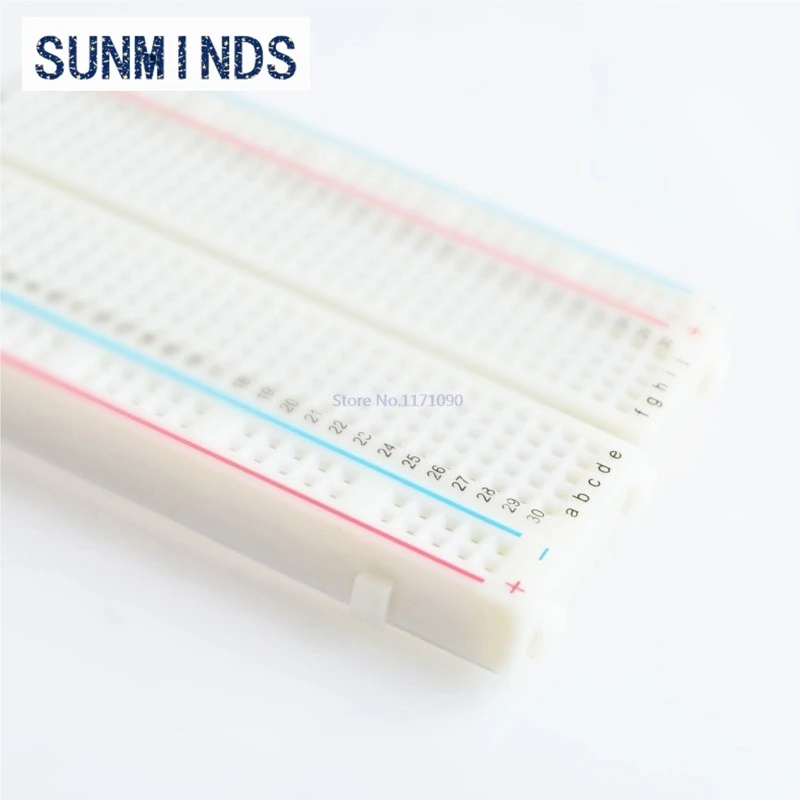 1 Pcs New 400 Tie Points Solderless PCB Breadboard Mini Universal Test Protoboard DIY Bread Board for Bus Test Circuit Board