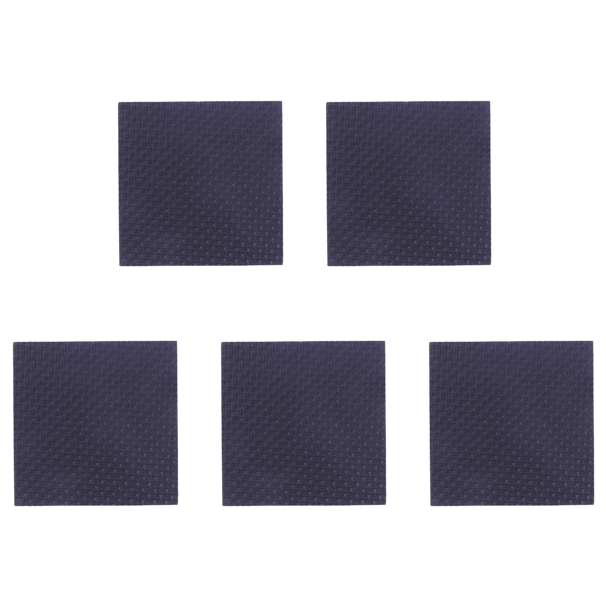 

10 Sheets Anti Slip Pads Eva Furniture Grippers Floor Protectors Stop Slide for Chairs Tables Sofa Bed Black Square Mats