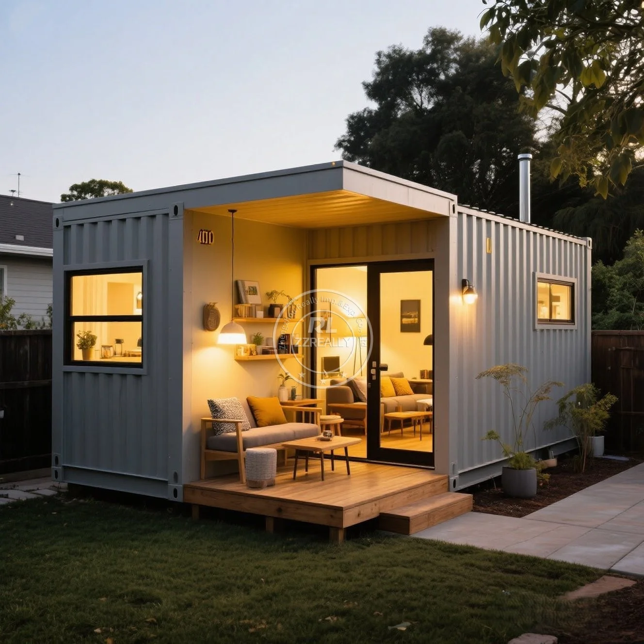 Europe Standard Mobile Portable Folding Container House Modular Office Prefabricated Container House