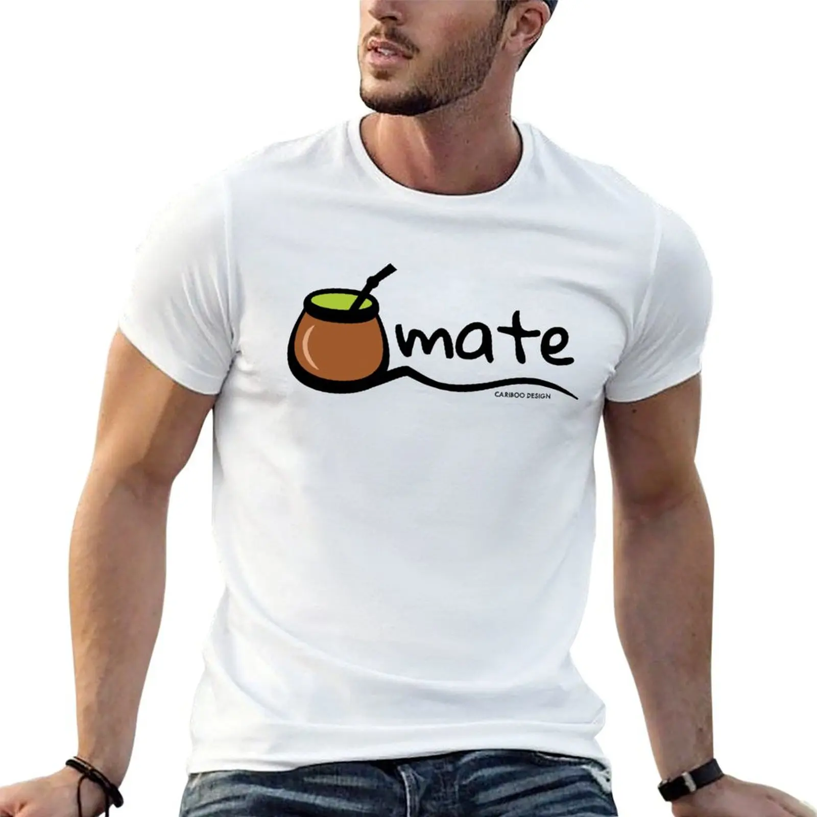 Mate Colour T-Shirt Large Size Loose Casual Tee