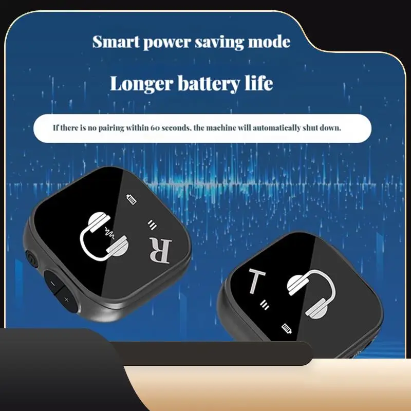 

5.8G Wireless In Ear Monitor System Wireless Headphone Earphone Monitor System Transmitter Receiver Automatic Pairing-T44C