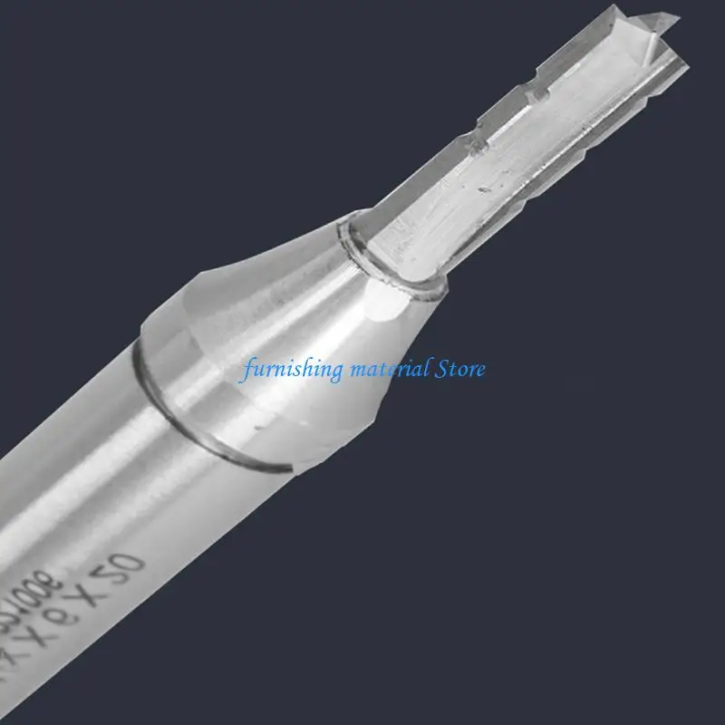Y5GD Endmühle einzelne Flötenfräsen Cutter Shank Flöten Spiralen PVC Cutter Router Bit