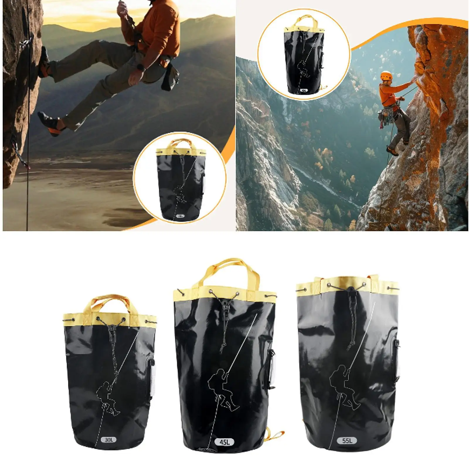 

Веревочная сумка для скалолазания по деревьям, оборудование для альпинизма по деревьям на открытом воздухе