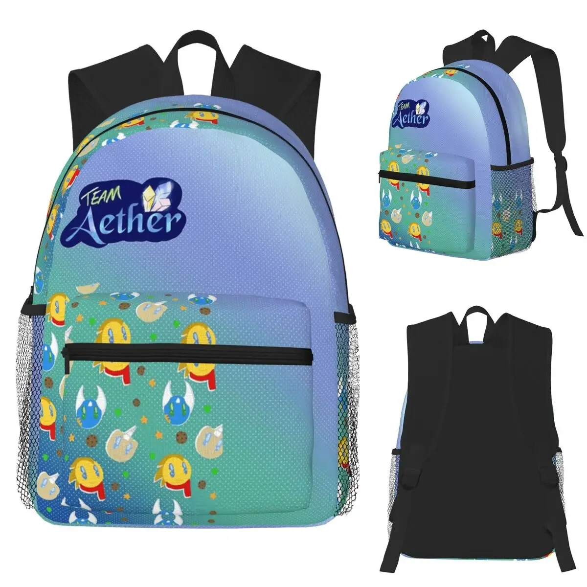 

Dynomy - Студенческий рюкзак Team Aether, школьная сумка, походный дорожный рюкзак для мужчин и женщин, сумки на плечо